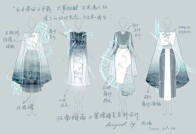 中國(guó)風(fēng)賽博朋克·服裝設(shè)計(jì)